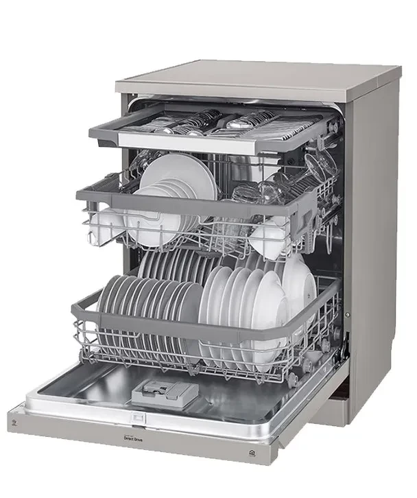 غسالة صحون LG  - لون فضي بلاتيني - بالبخار  -  موديل DFB425FP - صورة المنتج 5