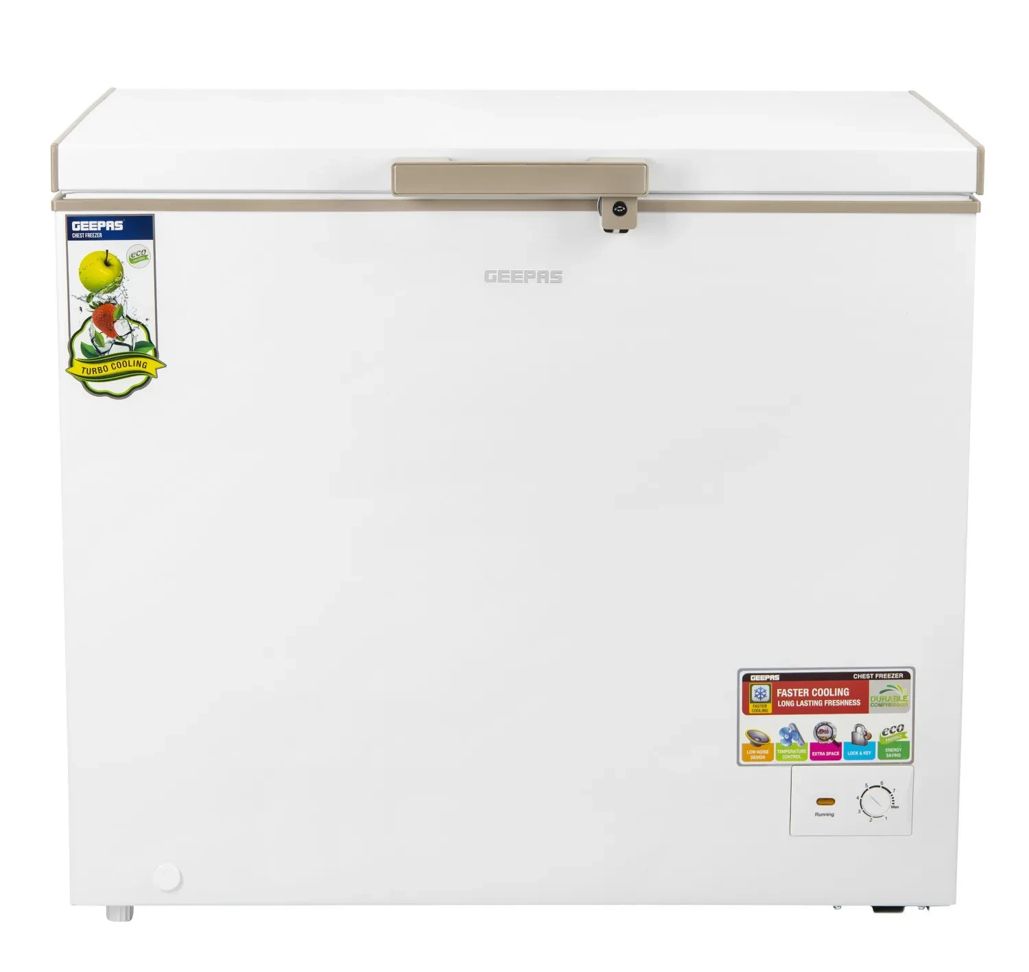 فريزر حوض جيباس سعة 300 لتر موديل : GCF3006WAH‬ - صورة المنتج 5