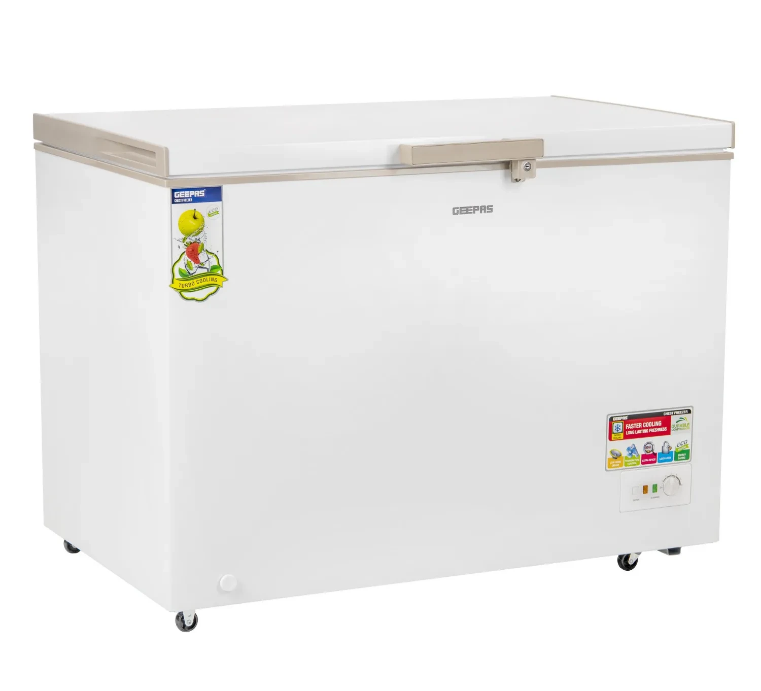 فريزر حوض جيباس سعة 350 لتر موديل : GCF3506WAH‬ - صورة المنتج 3