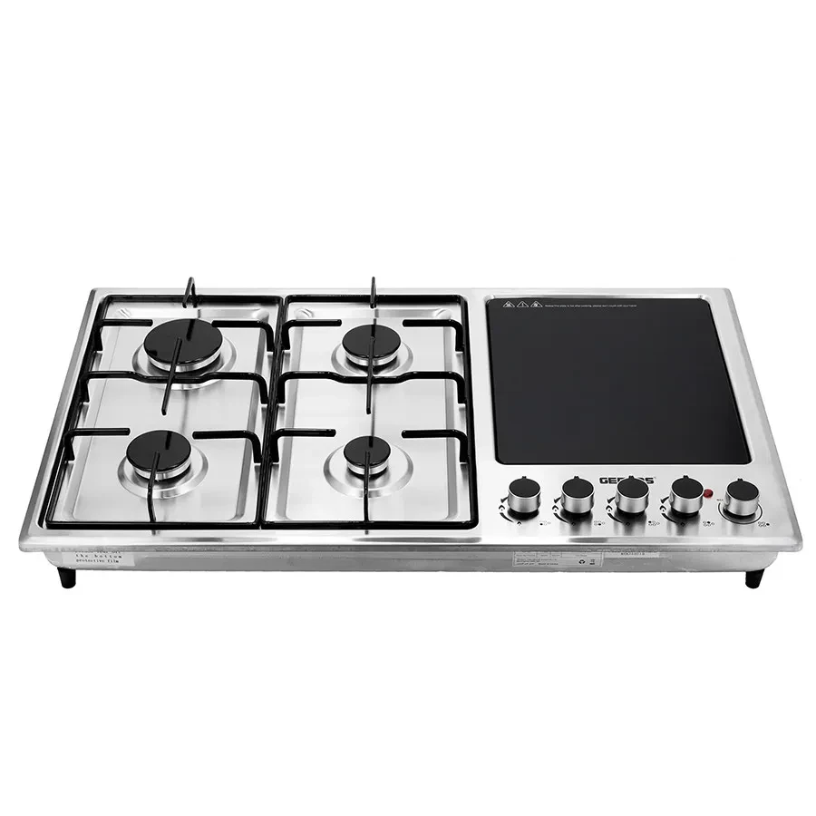 موقد جيباس  بل تي ان رخام غاز+كهرباء  5 عين :GGC31036