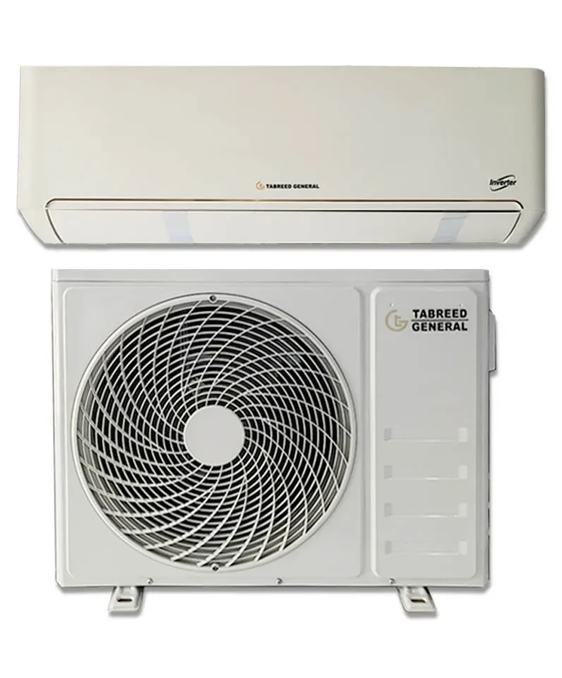 مكيف اسبليت   تبريد جنرال T3 تحكم بالامبير  أنفرتر 1 طن   : 12000BTU