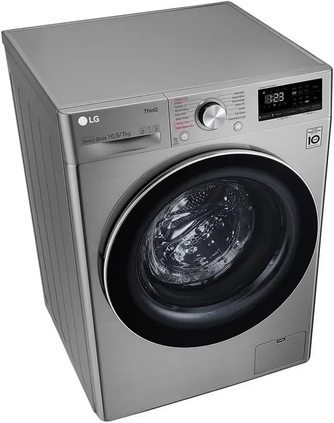 غسالة ملابس LG أوتوماتيكية – سعة 10 كجم – موديل F4V5RYP2T - صورة المنتج 3