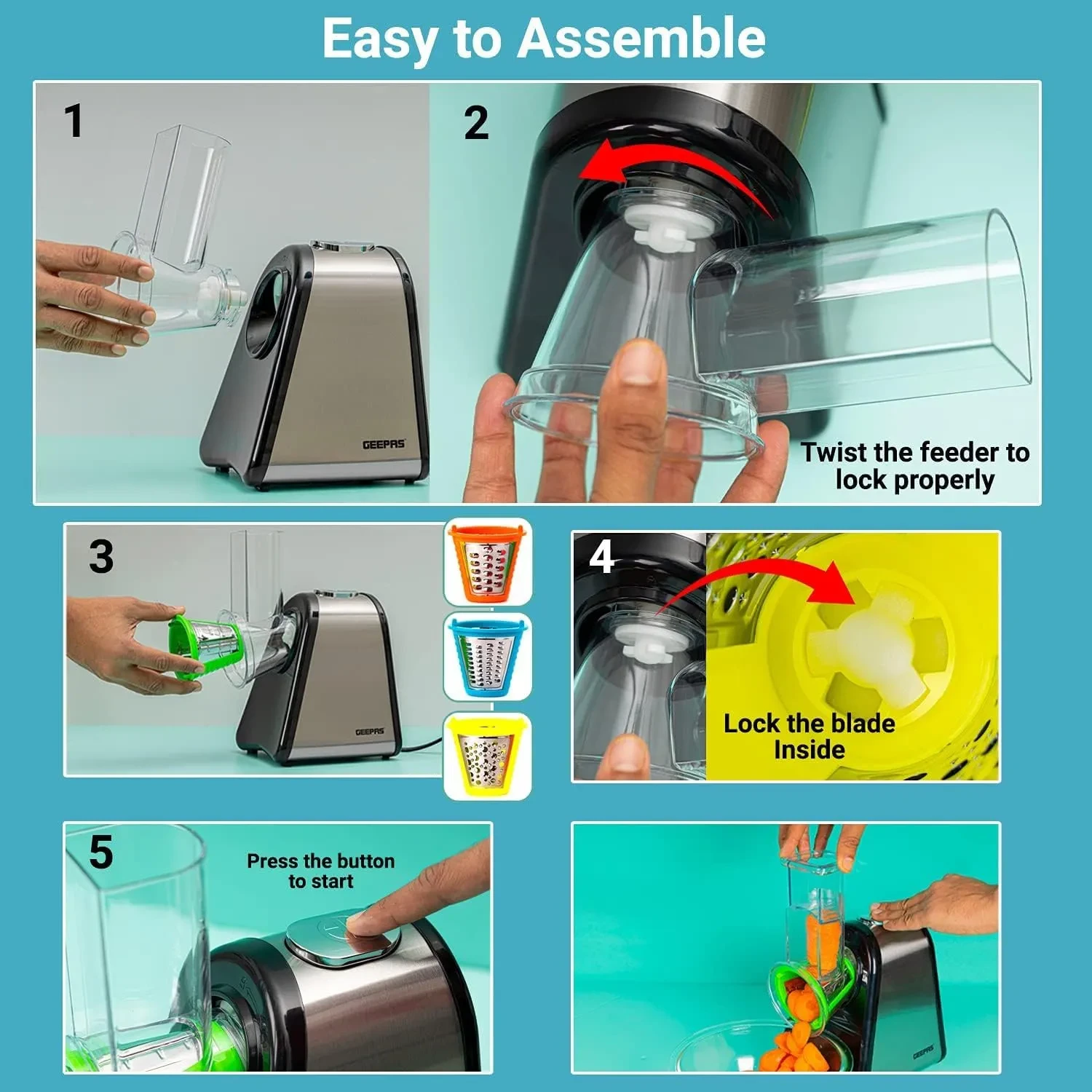 مبشرة فواكة وخضار جيباس موديل:GSM63022UK - صورة المنتج 7