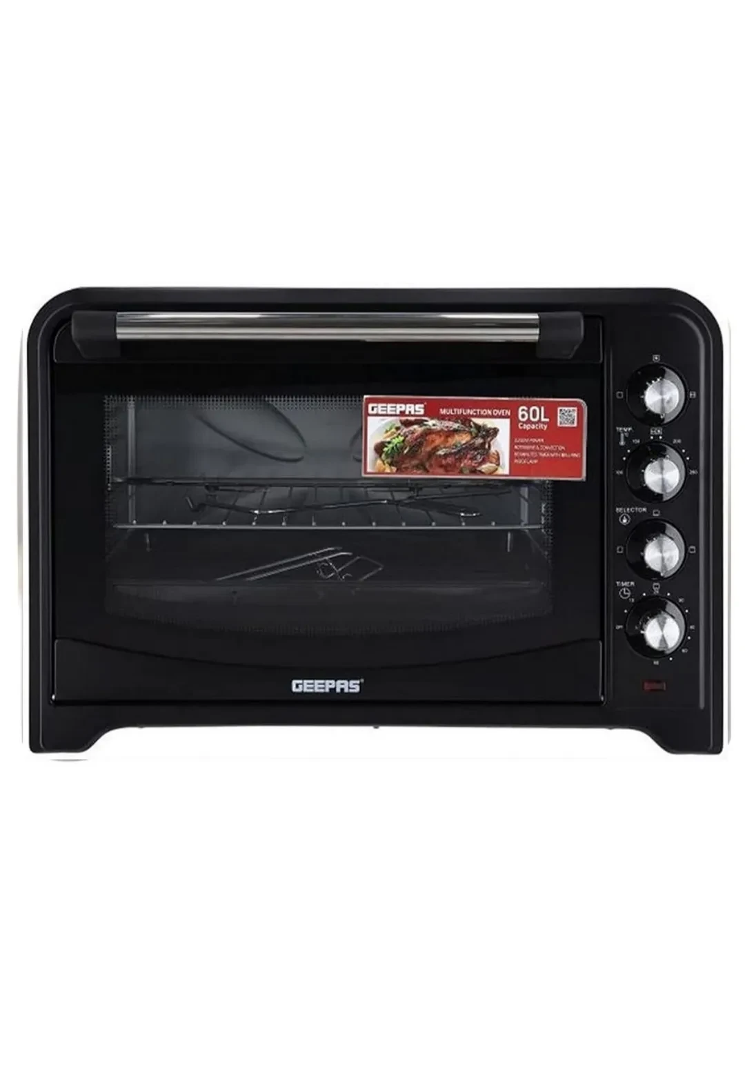 فرن كهربائي جيباس سعة  60 لتر موديل: GO4401NV - صورة المنتج 3