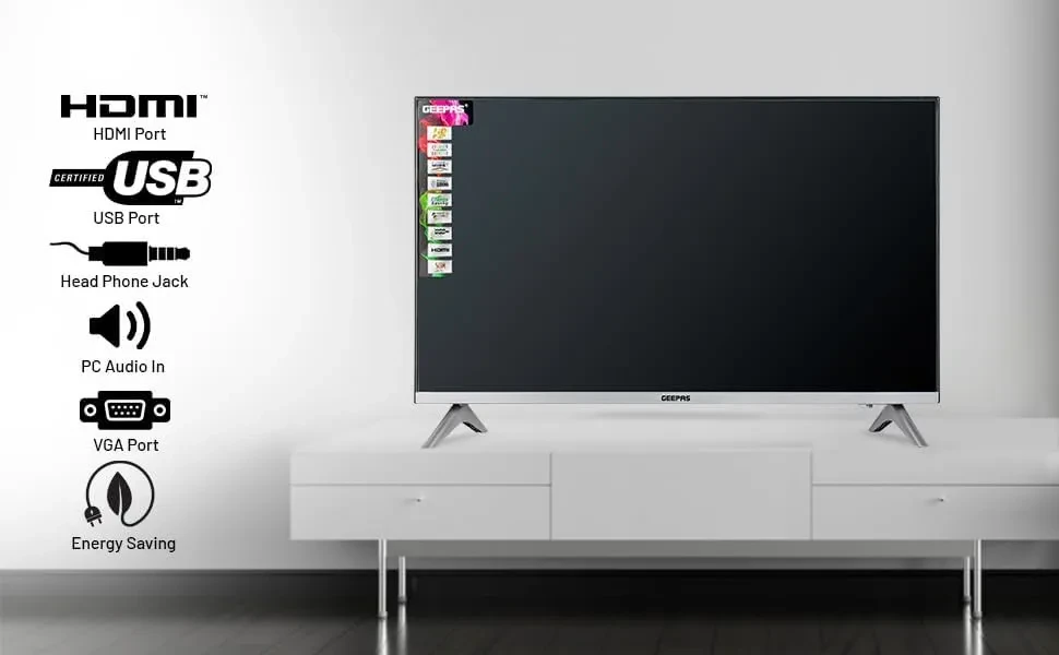 شاشة جيباس مقاس 32 بوصة موديل GLED3201EHD - صورة المنتج 3