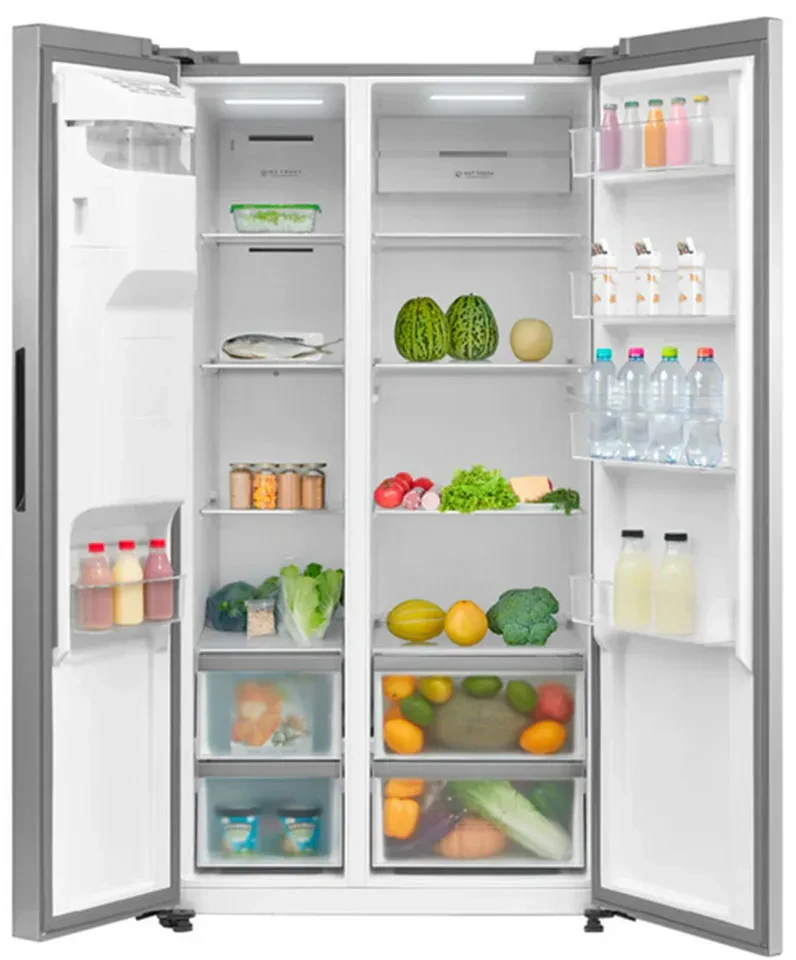 Hover image for ثلاجة إيفولي بسعة 635 لتر وبابين متقابلين -EVRFM–S635S