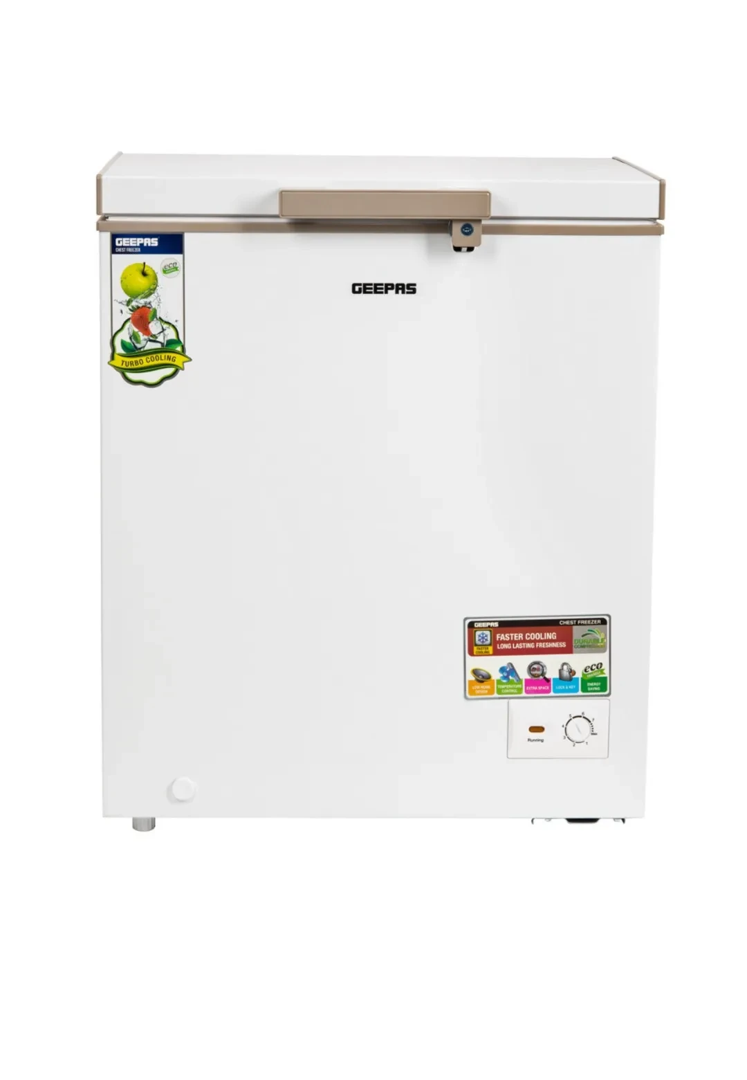 فريزر حوض جيباس سعة 170 لتر موديل : GCF1706WAH‬ - صورة المنتج 6