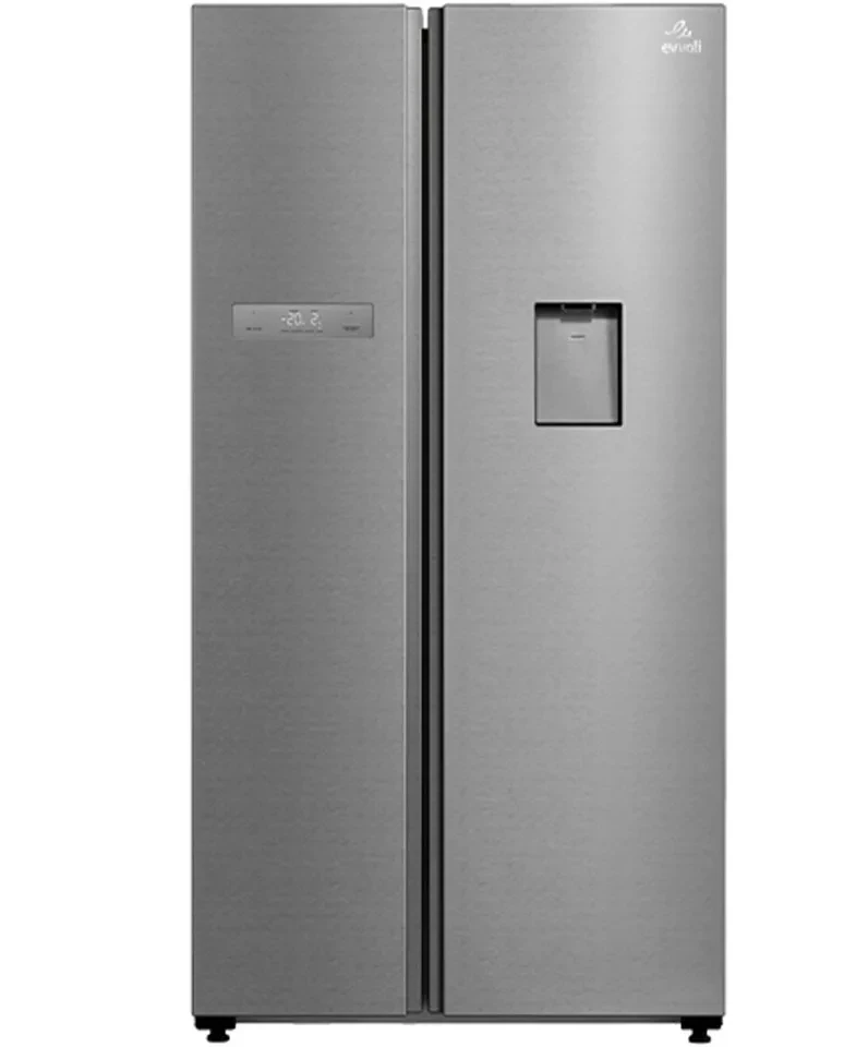 ثلاجة إيفولي بسعة 650 لتر باب مزدوج فوليو - EVRFM–S650S