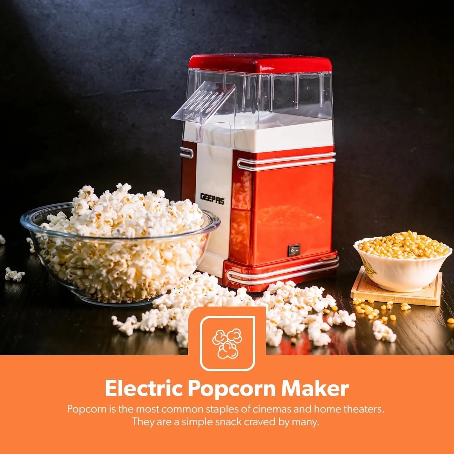 Hover image for ماكينة  صنع الفشار جيباس موديل:GPM841