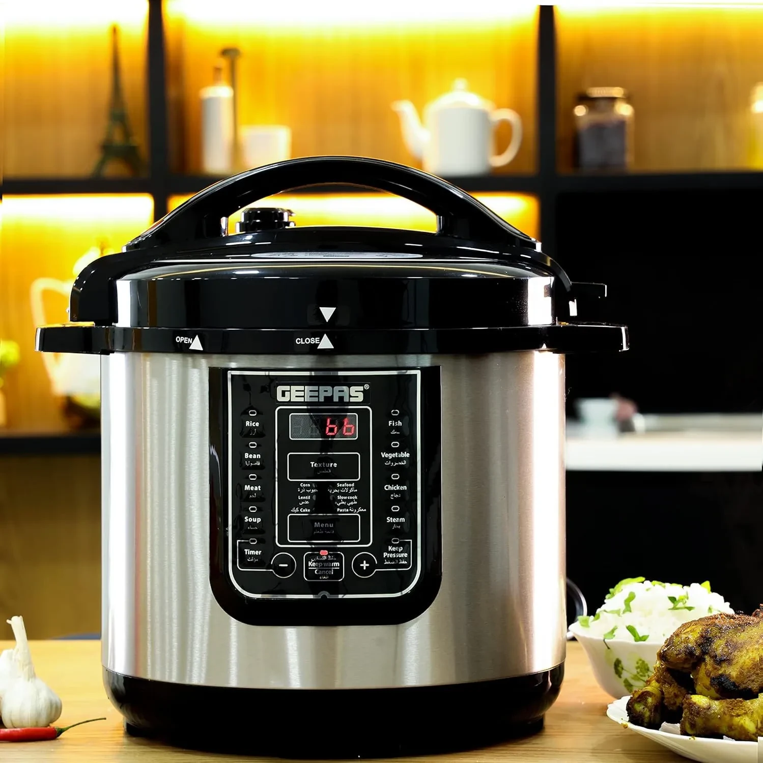 طباخة متعدد جيباس سعة 8 لتر  موديل: GMC35029 - صورة المنتج 6