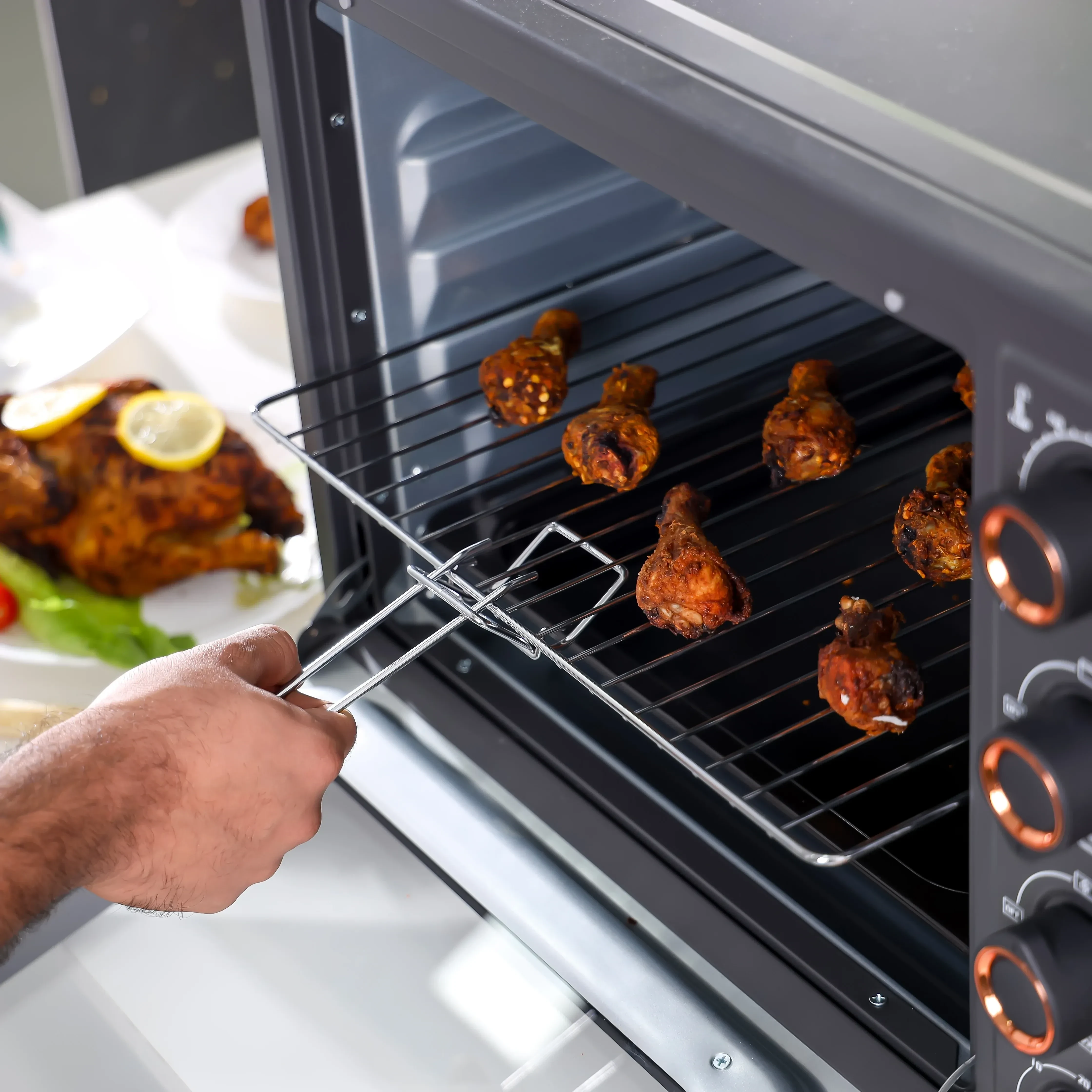 فرن كهربائي من جيباس سعة  58 لتر -  موديل GO34060 - صورة المنتج 5