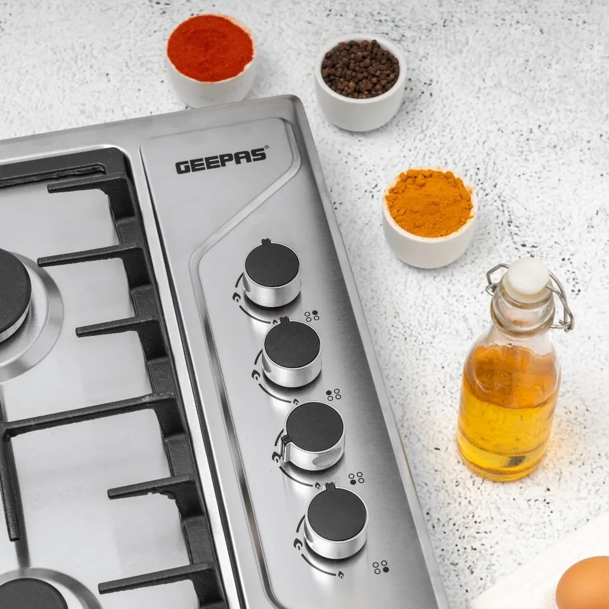 موقد جيباس بلت ان رخام غاز  4 عين :GGC31035 - صورة المنتج 6