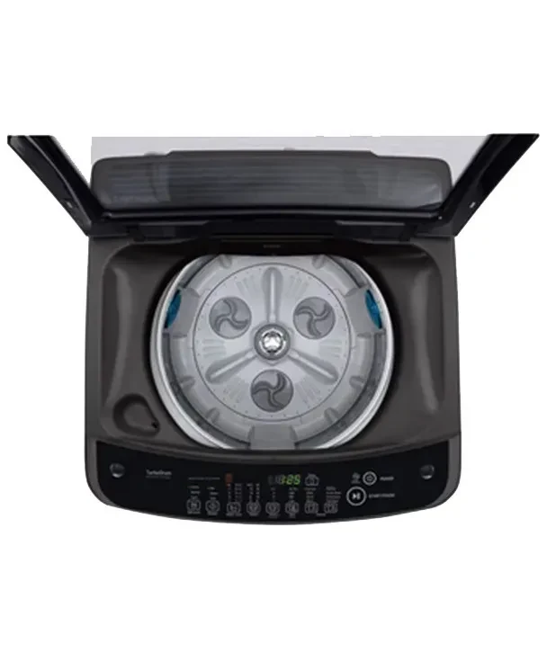 غسالة ملابس LG تحميل علوي – سعة 14 كجم – إنفرتر ذكي – لون أسود – موديل T1466NEHGB - صورة المنتج 6