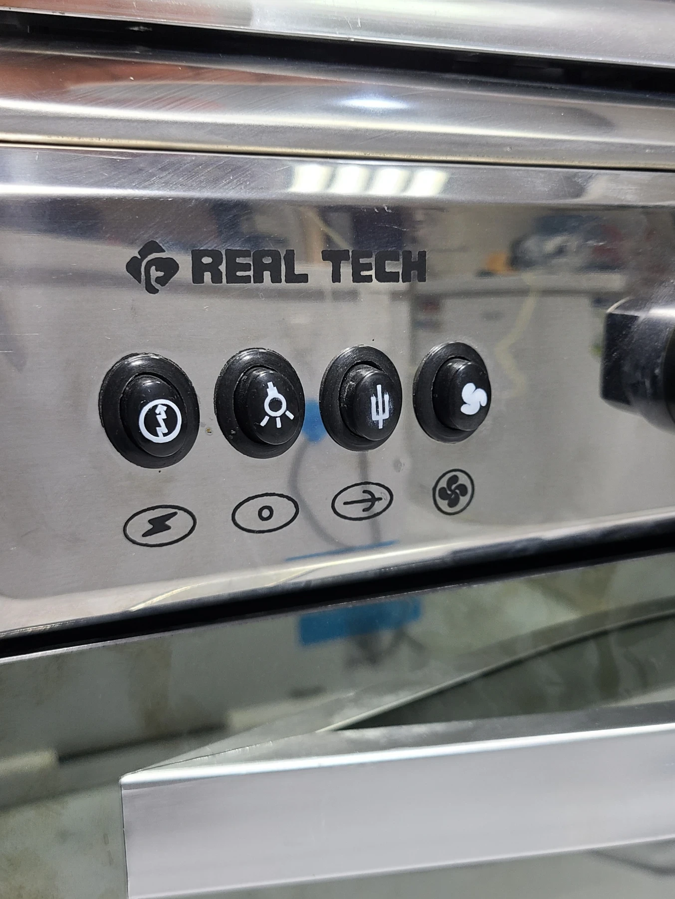 فرن غاز ريال تك 60×80 مدرع استيل 100% مواصفات كاملة – موديل 907 - صورة المنتج 7