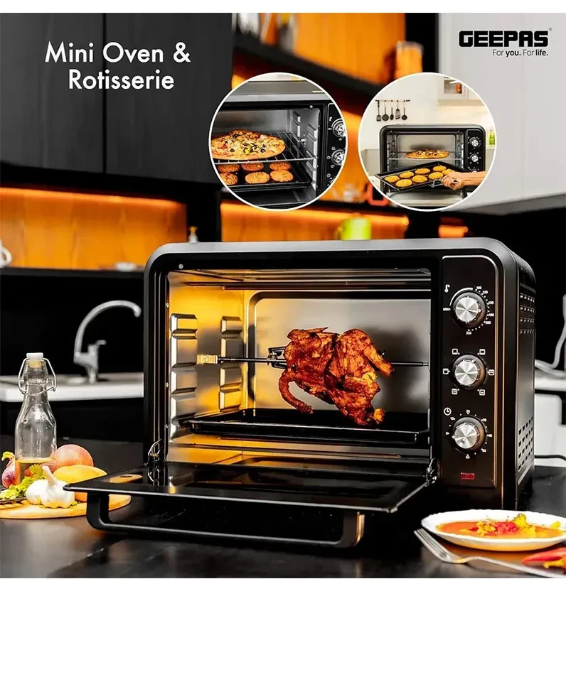 Hover image for فرن كهربائي جيباس  سعة 42 لتر موديل : GO4450N